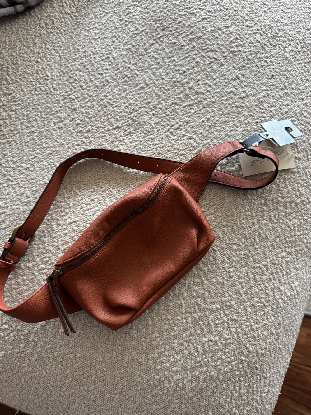 Universal Thread Leather Waist Bag - Terracotta